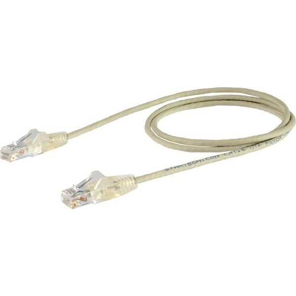 StarTech.com N6PAT200CMGRS netværkskabel Grå 2 m Cat6 U/UTP (UTP)