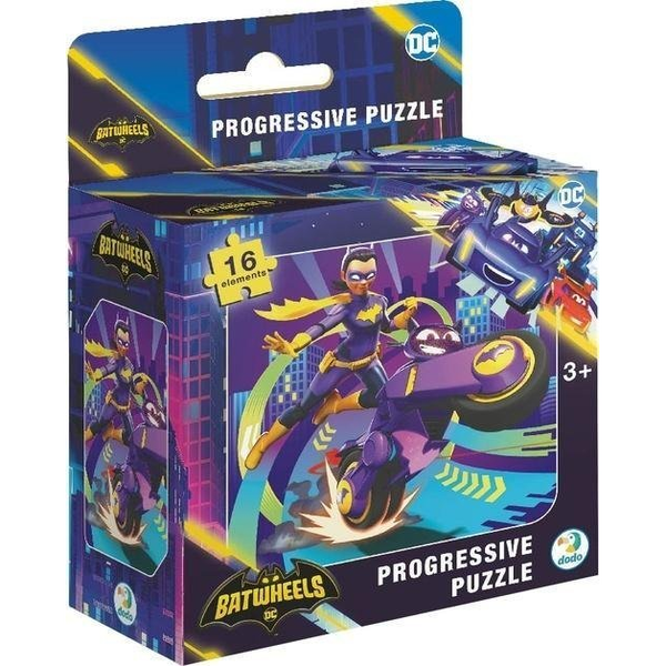 Puzzle 16 Batwheels. Motocykl Batgirl Bibi