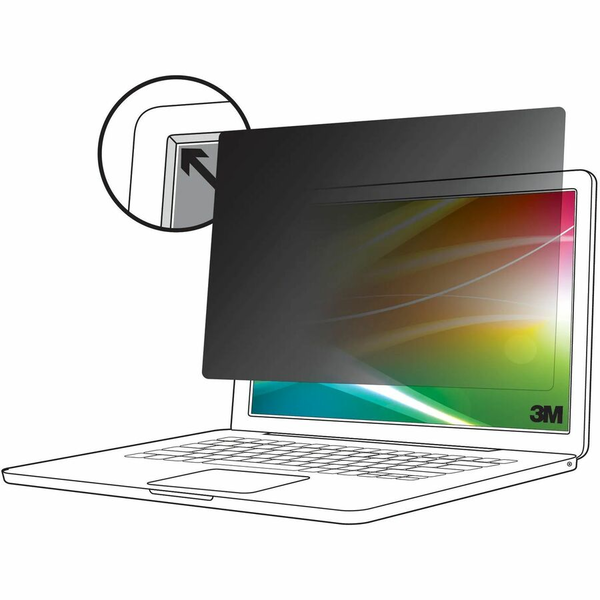 3M BP150C3B filtre de protecție pentru monitor 38,1 cm (15") Laptop Filtru confidențialitate ecran fără cadru