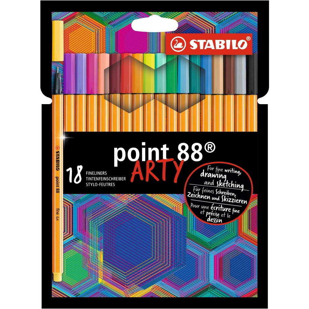 STABILO Point 88 ARTY tűfilc Különböző színekben 18 dB (8818/1-20)