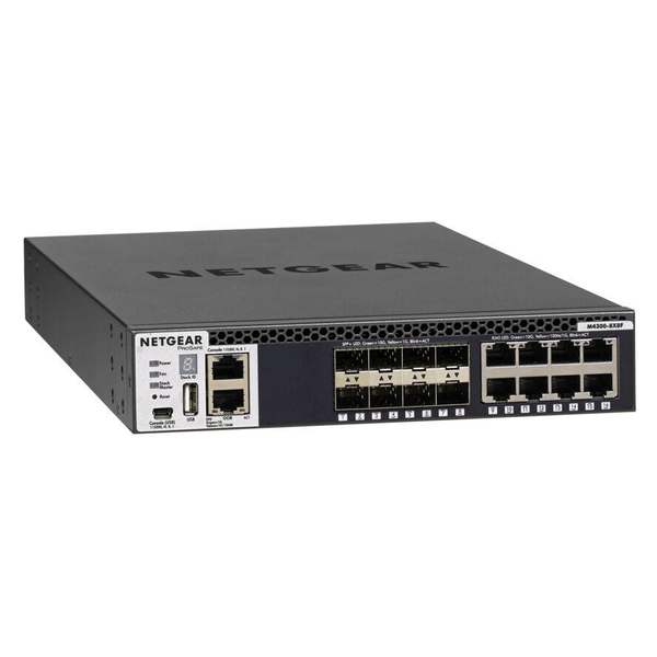 NETGEAR M4300-8X8F Administreret L3 10G Ethernet (100/1000/10000) 1U Sort