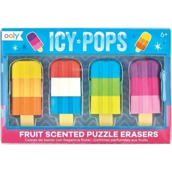 Kolorowe Baloniki Gumki do ścierania Lody na patyku