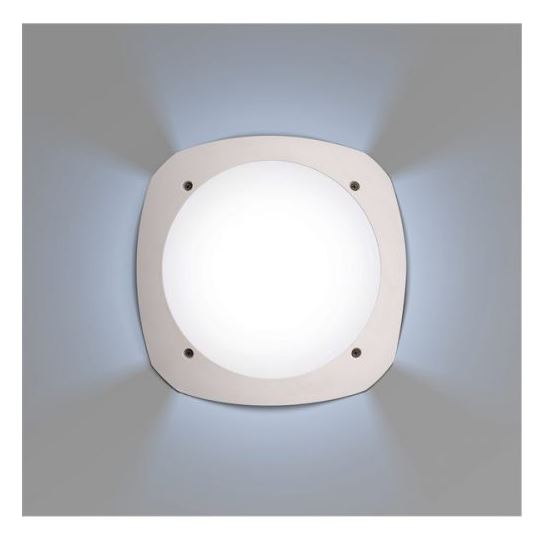 Fumagalli STUCCHI LED 18W 3K GX53 kültéri falilámpa fehér (1U3.000.000.WYE1R)