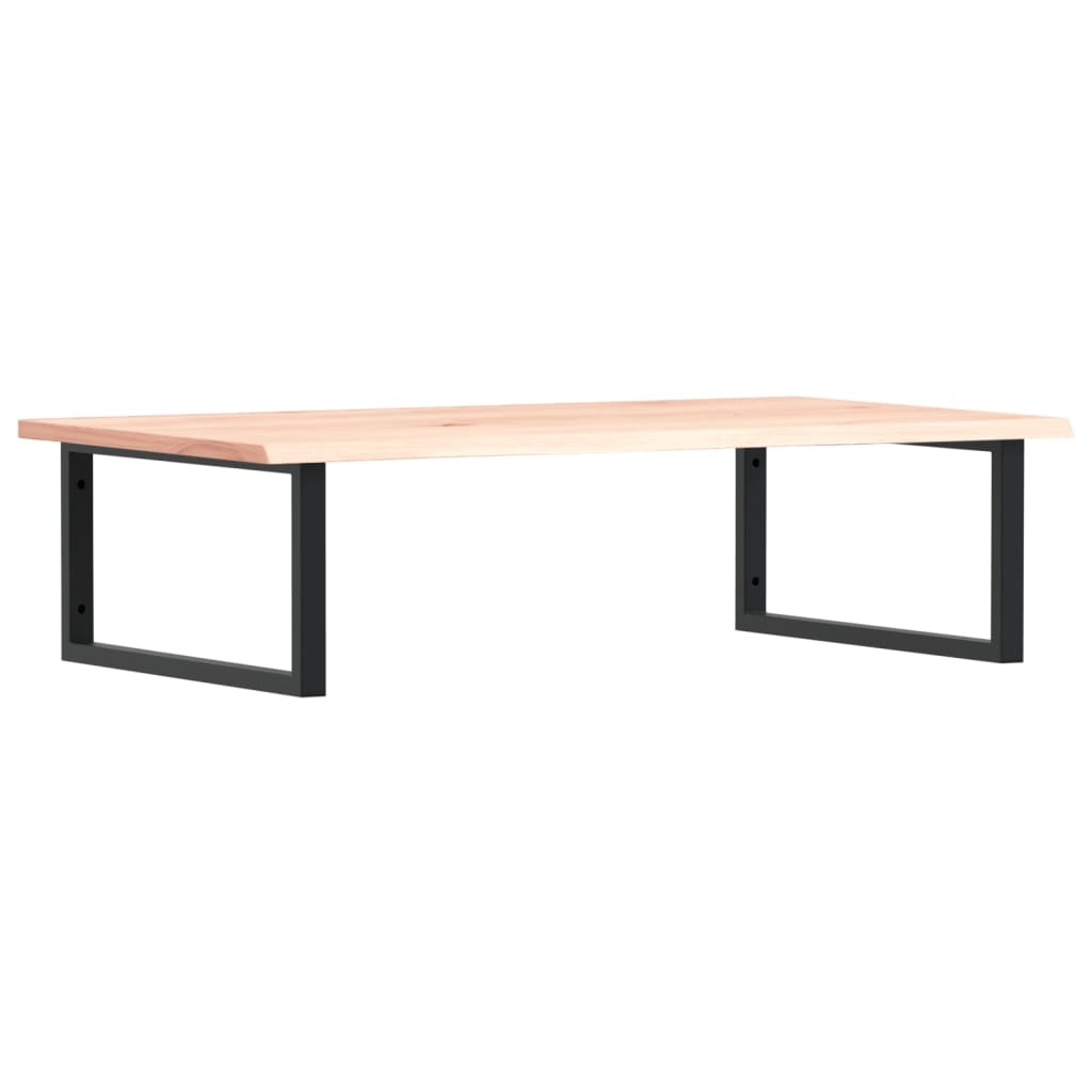 acél és tömör tölgyfa falra szerelhető mosdópolc (3302637)