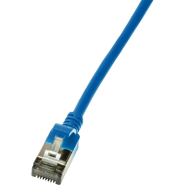 LogiLink CQ9026S cavo di rete Blu 0,5 m Cat6a U/FTP (STP)