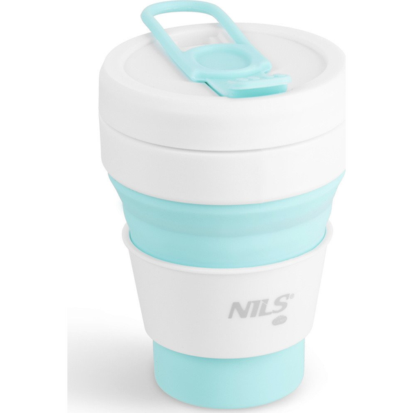 NILS NC4103 KUBEK SILIKONOWY SKŁADANY 335 ML MIĘTOWY