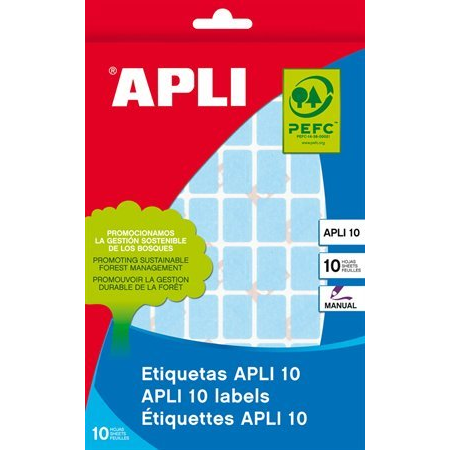 Apli 25-40mm Kézzel írható etikett 128 etikett/csomag - Sárga (02754)