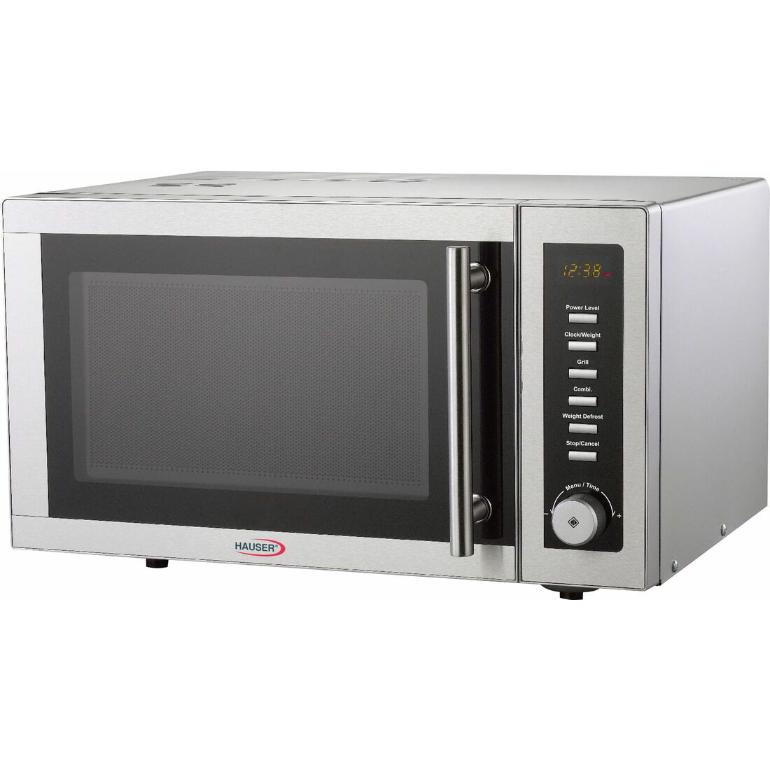 Hauser MW-825 Szabadonálló Mikrohullámú sütő 25L 900W - Fehér / Ezüst (MW-825)