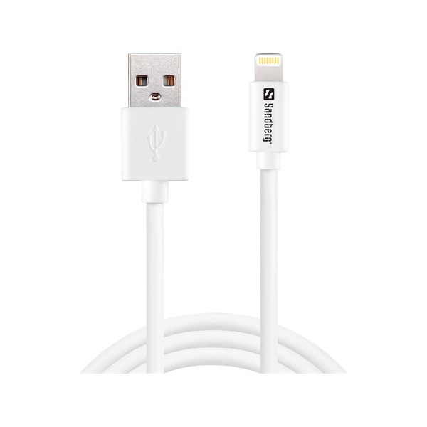 Sandberg 440-75 Lightning kabel Hvid