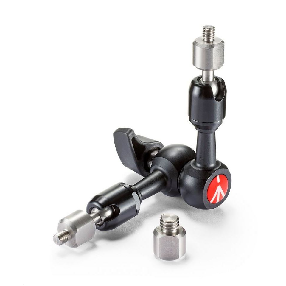 Manfrotto cserélhető csatlakozós kar 1/4'' csatlakozóval és 3/8'' adapterrel (244MICRO) (244MICRO)