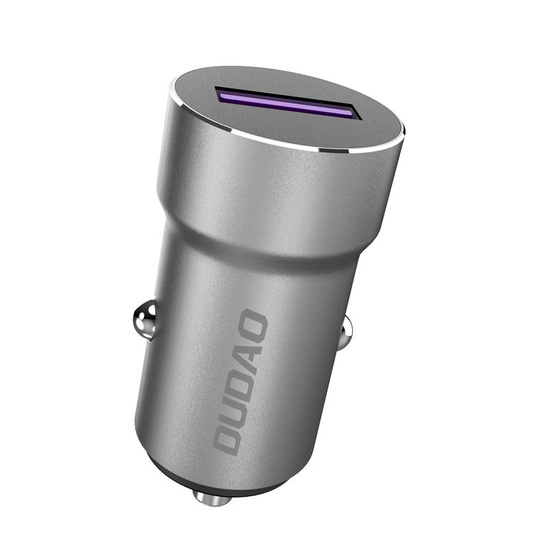 Dudao R4Pro USB-A Autós töltő - Szürke (22.5W) (DUVOOCQC)