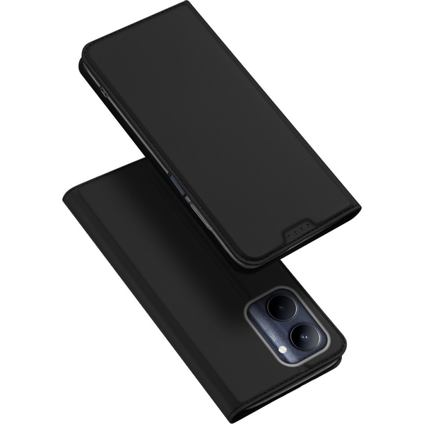 Funda Para Realme C33 Tarjetero Soporte Vídeo Dux Ducis Negro