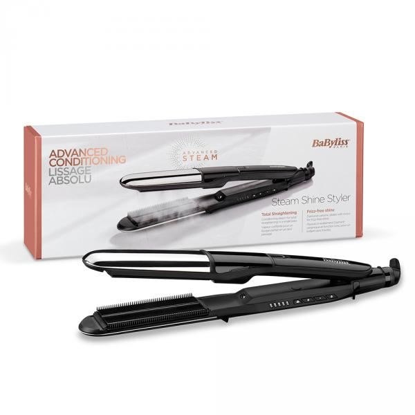 BaByliss ST496E Steam Pure micro-gőzölős hajvasaló és göndörítő (ST496E) Bontott