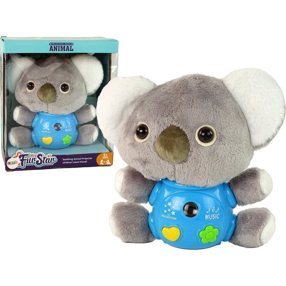 Koala Projektor Interaktív Játék - Hangokkal, Szürke (15367)