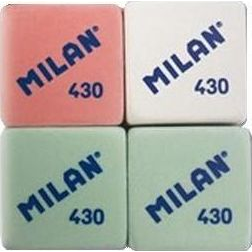 Gomas de Borrar Milan 4 uds