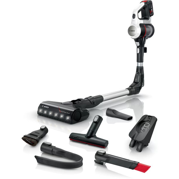 Bosch BCS711XXL вертикална прахосмукачка и електрическа метла Стик прахосмукачка Батерия Сухо Без торба 0,3 Д Бяла 3 Ah