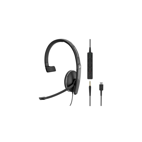 EPOS ADAPT 135 USB-C II Слушалки Жичен Лента за глава Офис/Център за обаждания UBS тип C Черен