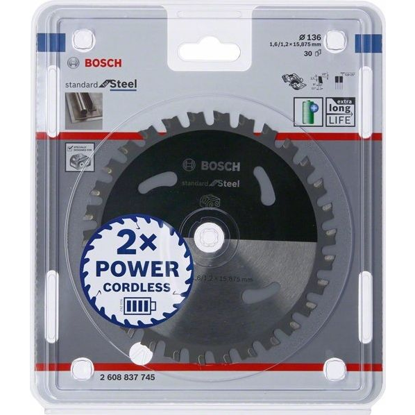 Bosch 2 608 837 745 körfűrészlap 13,6 cm 1 db