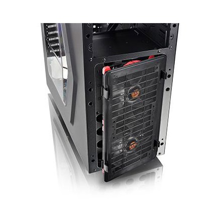 Thermaltake Versa H23 táp nélküli ablakos ATX számítógépház fekete