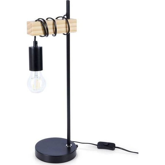 Atmosphera Lampka na biurko loft, żarówka na kablu, Ø 14 x 50 cm
