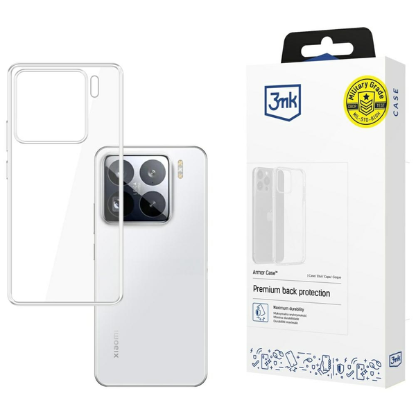 Pouzdro transparentní zadní kryt kryt pro Xiaomi 15 Pro - 3mk Clear Case