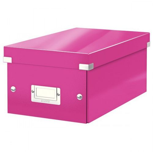 Leitz 60420023 кутия за съхранение на оптични дискове 40 дискове Розов Фазер