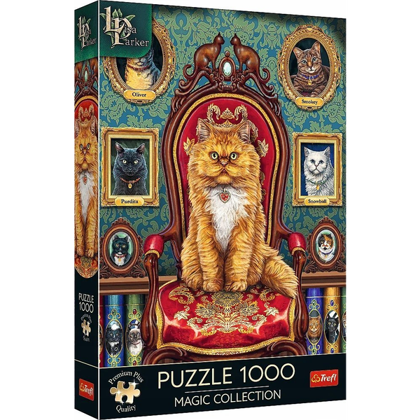 Lisa Parker: Macskamánia 1000db-os prémium plusz puzzle - Trefl
