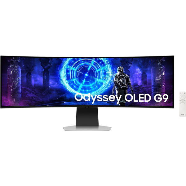 Samsung S49DG954SU computerskærm 124,5 cm (49") 5120 x 1440 pixel Dual QHD OLED Sølv