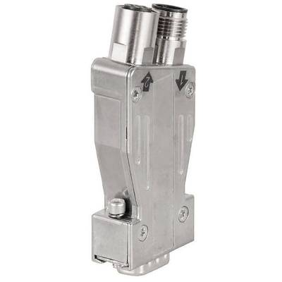 Weidmüller 1274250000 Érzékelő-/működtető elosztó és adapter M12 Dugó, egyenes, Alj, egyenes 1 db (1274250000)