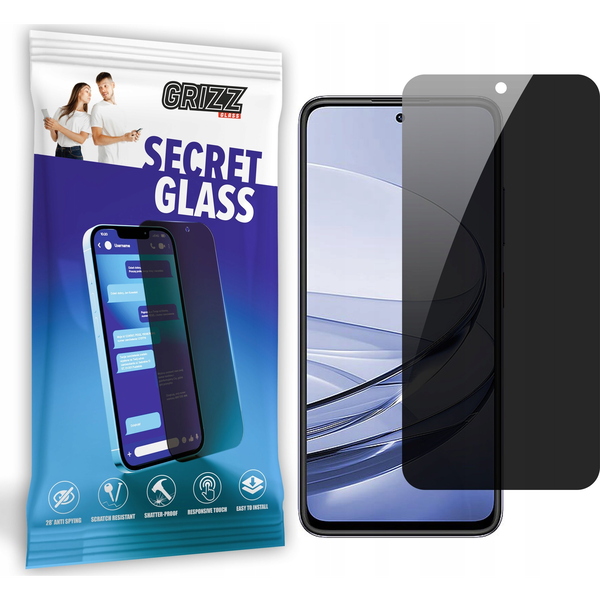  GrizzGlass Szkło prywatyzujące GrizzGlass SecretGlass do ZTE Axon 60