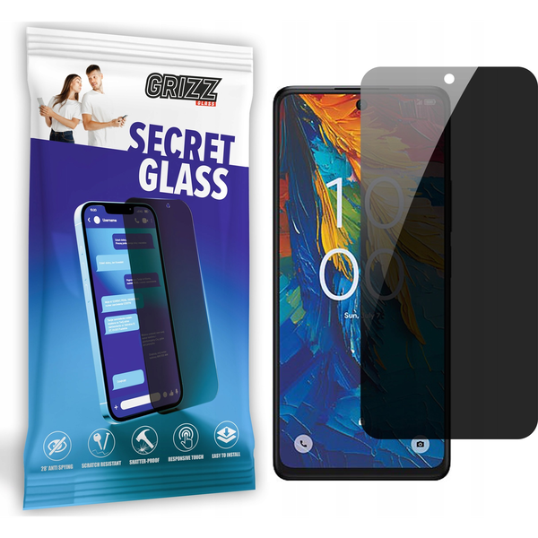  GrizzGlass Szkło prywatyzujące GrizzGlass SecretGlass do TCL 50 XL NXTPAPER