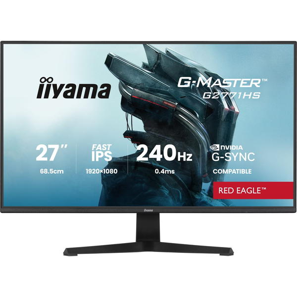 iiyama G-MASTER G2771HS-B1 computerskærm 68,6 cm (27") 1920 x 1080 pixel 4K Ultra HD Sort