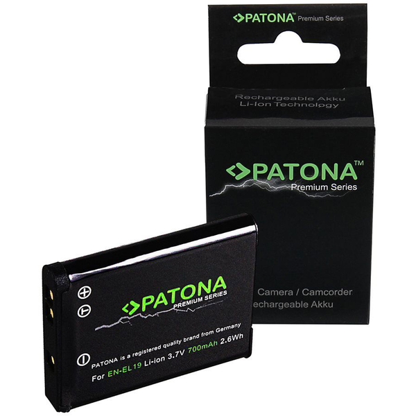 PATONA akku Nikon EN-EL19/ EN-EL19A-hoz 700mAh Li-Ion Premium