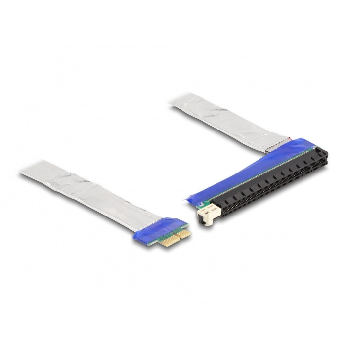 Delock PCI Expressz riser kártya x1 apa - x16 szlot kábellel 20 cm (88047) (88047)