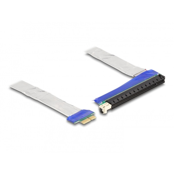 Delock PCI Expressz riser kártya x1 apa - x16 szlot kábellel 20 cm (88047)