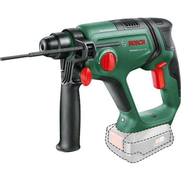 Akku-Bohrhammer UniversalHammer 18V BARETOOL (grün/schwarz, ohne Akku und Ladegerät, POWER FOR ALL ALLIANCE)