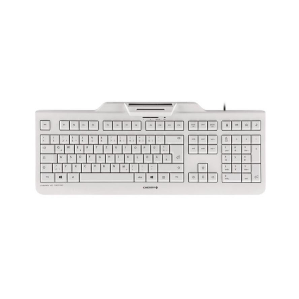 CHERRY KC 1000 SC πληκτρολόγιο USB Φις Ελβετίας (Τύπου J) Γκρι