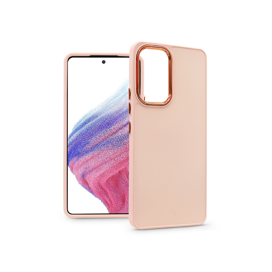 Samsung A536U Galaxy A53 5G szilikon hátlap - Frame - pink (PT-6643)