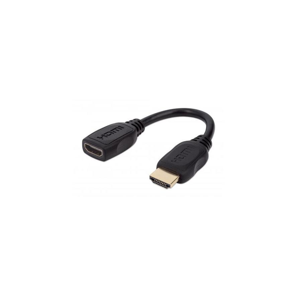 Manhattan 354523 kabelová redukce HDMI 19-pin Černá