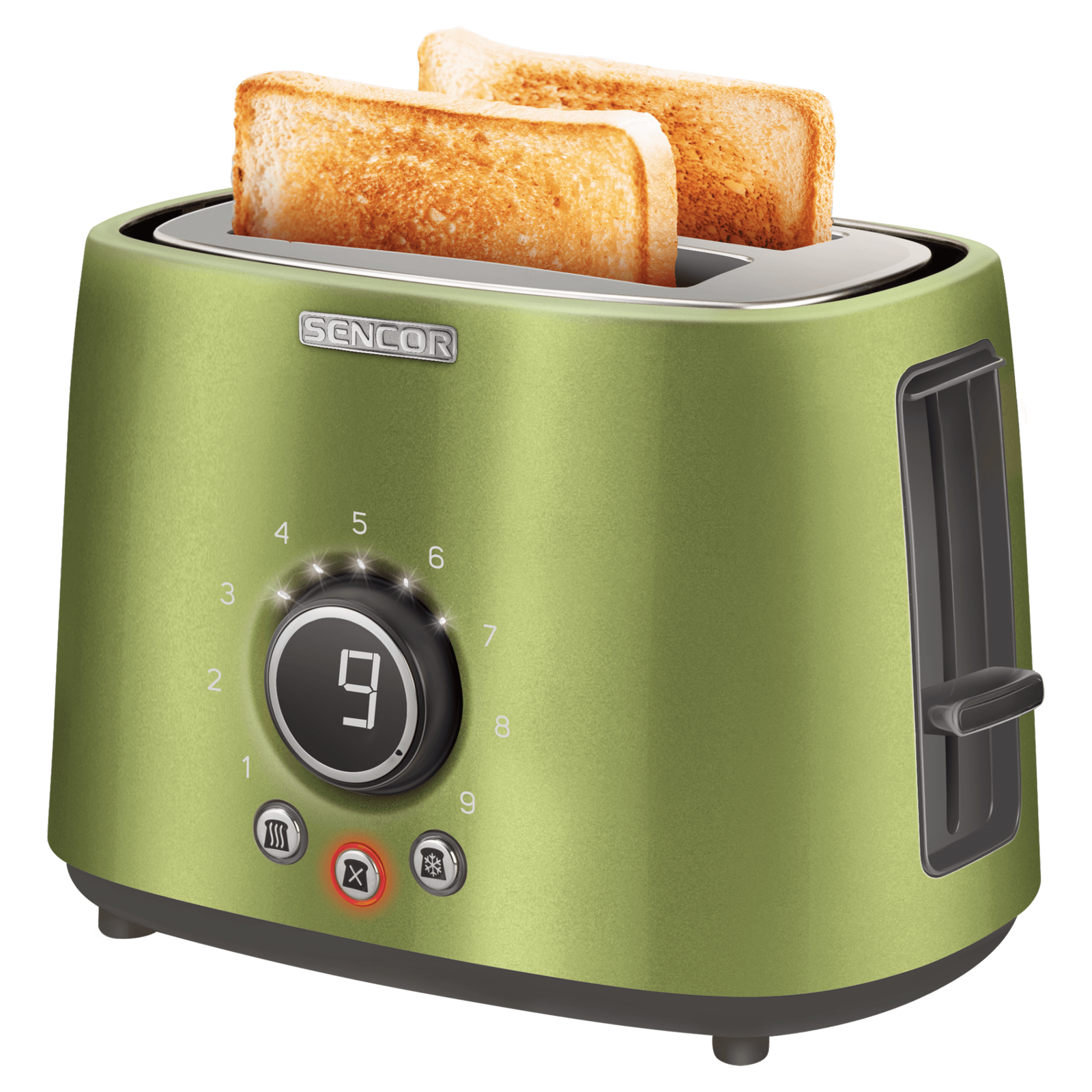 Sencor STS 6050GG Kenyérpiritó - Zöld (STS 6050GG)
