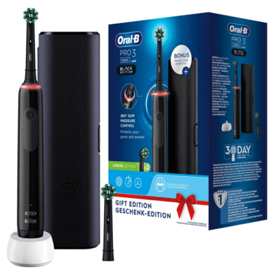 Oral-B Pro 3 3500 Adult Periuță de dinți rotativă Negru