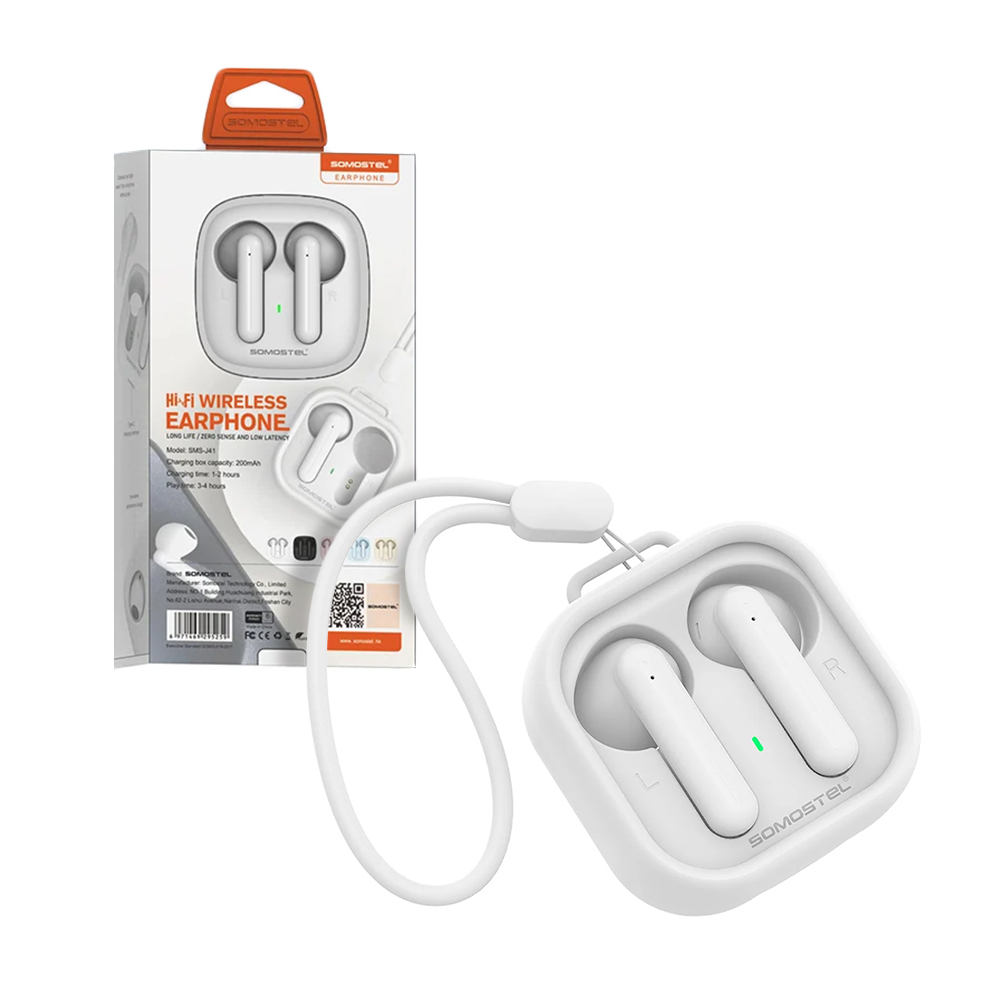 Слушалки Somostel 25mAh×2 — 35562, бели