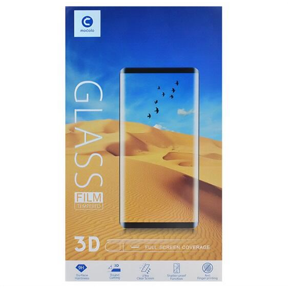 MOCOLO Samsung Galaxy S23 Ultra (SM-S918) full glue, 3D kijelzővédő üveg fekete kerettel (GP-135648)