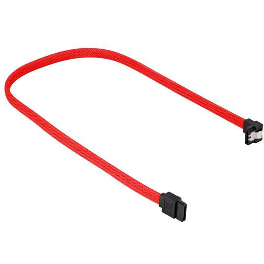 Sharkoon SATA III szögletes kábel piros - 45 cm (4044951016501)