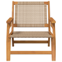 Scaune de grădină 2 buc Bej 76x67x73,5 cm Lemn masiv de acacia