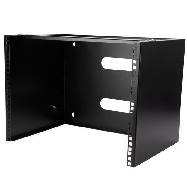 StarTech.com WALLMOUNT8 stativ 8U Vægmonteret stativ Sort