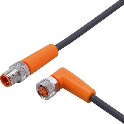 ifm Electronic EVC315 Összekötő vezeték Dugó, egyenes, Alj, hajlított 0.3 m Pólusszám: 4, 3 1 db