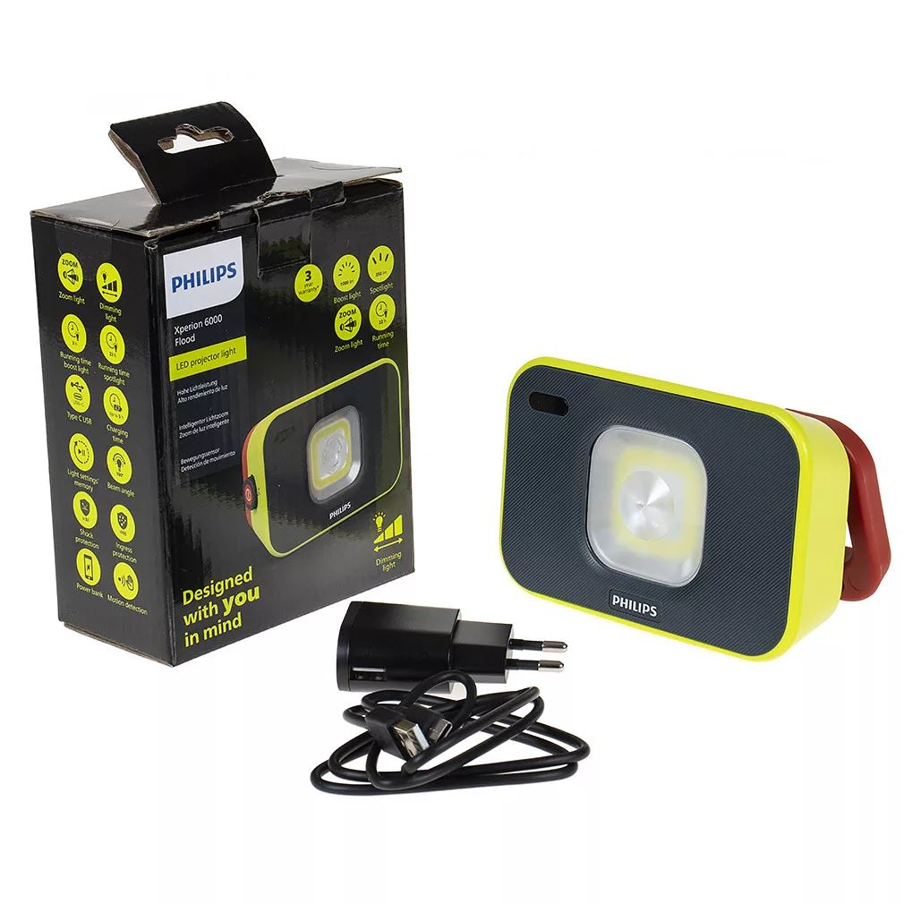 Philips Xperion 6000 Flood akkumulátoros LED munkalámpa (X60FLX1) (X60FLX1)