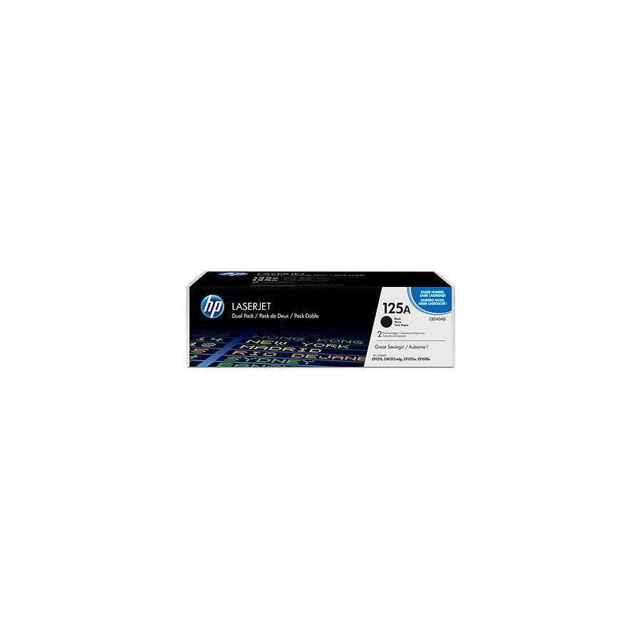 HP 125A 2-pack Black Original LaserJet Cartridges toner 2 kusov Originál Čierna (CB540AD)