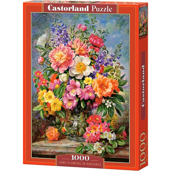Castorland June Flowers in Radiance Puzzle 1000 pz Flora